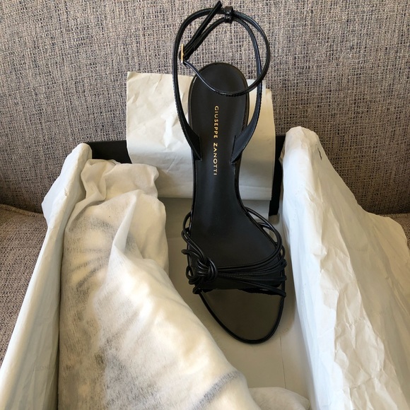 Brand new, never worn Giuseppe Zanotti wedge sandals in Italian shoe size 37.5 - Picture 8 of 16